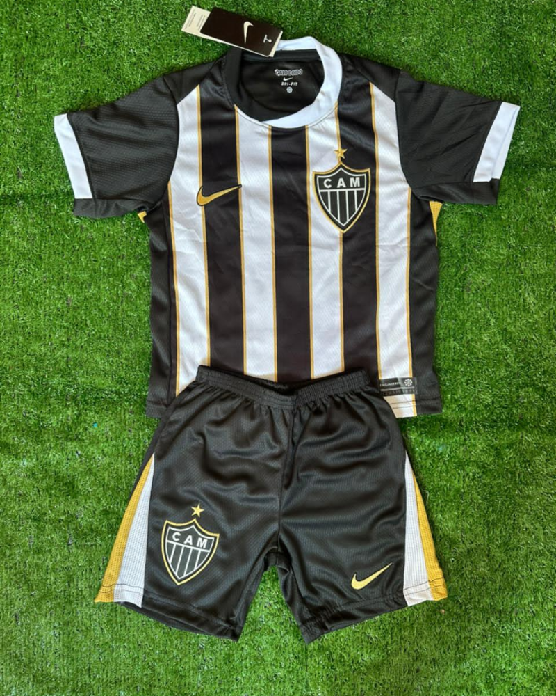 Conjunto Infantil do Atlético listrado 26/27 - Imagem 3