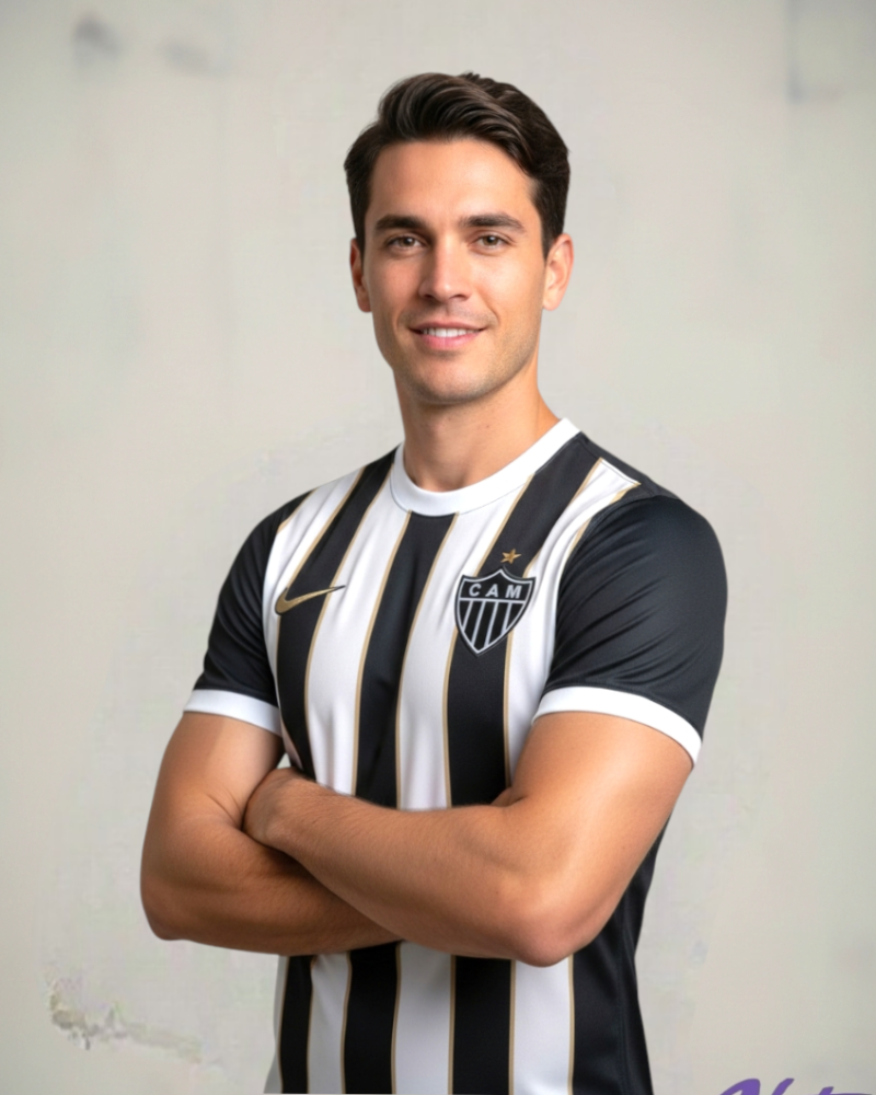 Camisa Atlético Mineiro 2026 - Listrada Alvinegra - Imagem 2