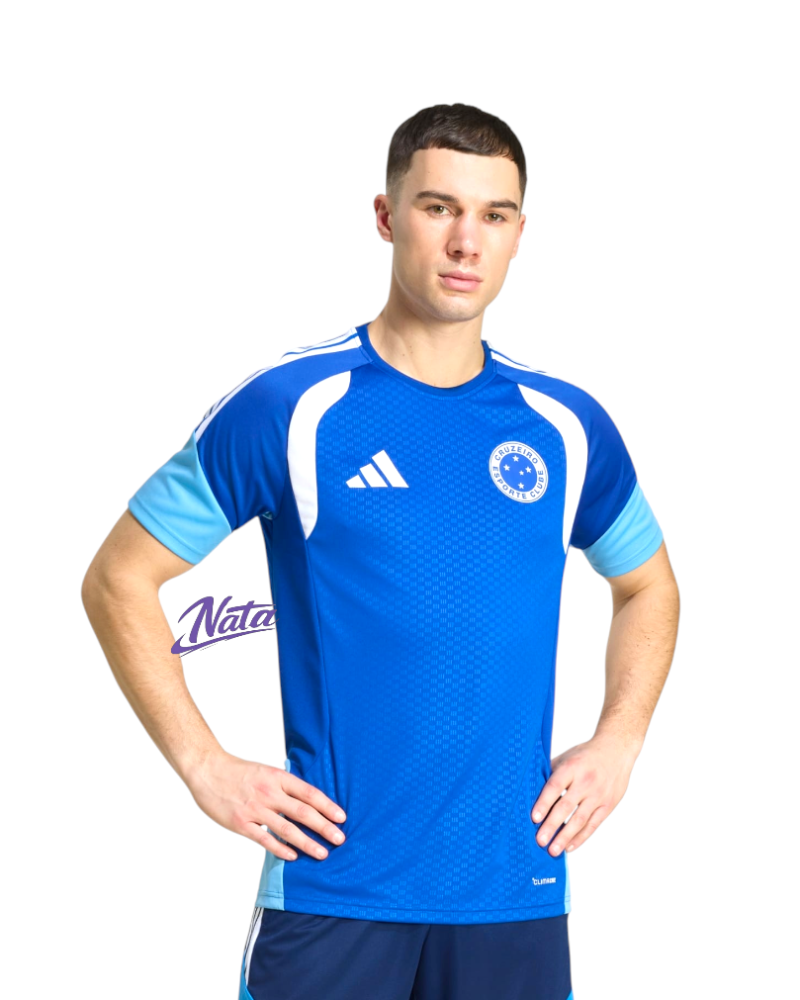 Camisa de Treino Cruzeiro Adidas - Azul Royal - Imagem 2