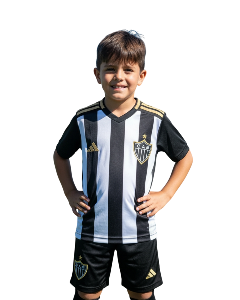 CONJUNTO INFANTIL ATLÉTICO MINEIRO PREMIUM – LISTRADO TRADICIONAL