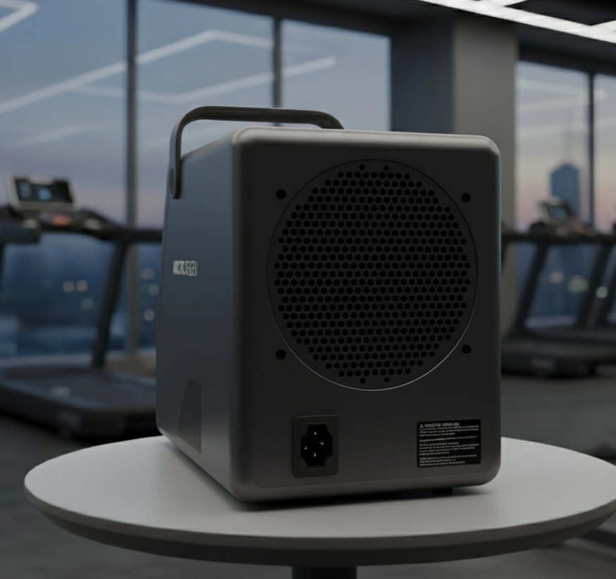 Cooling unit top view.