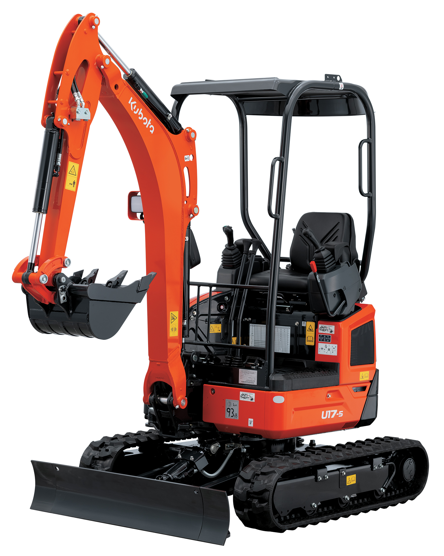 Mini Digger Hire — Kubota U17-5 detailed view 1