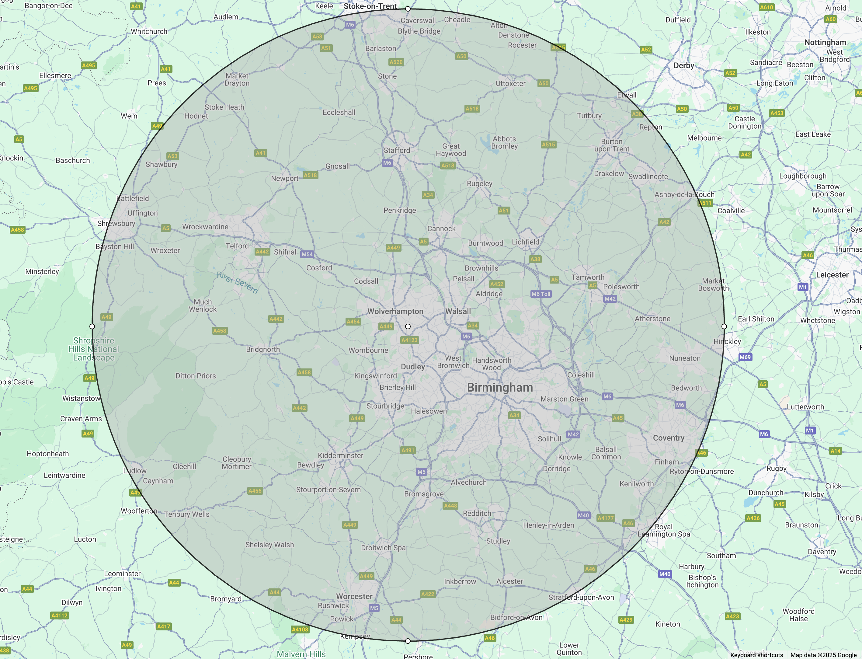 AI Plant Hire Coverage Map