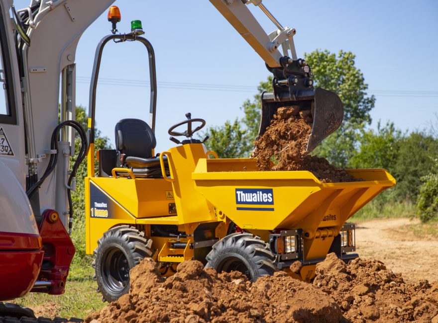 dumper hire wolverhampton thwaites 1 tonne high tip