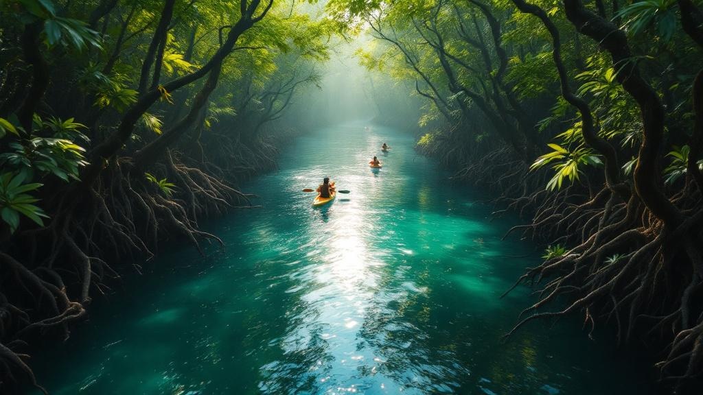 Kayaking Through Mangrove Creeks