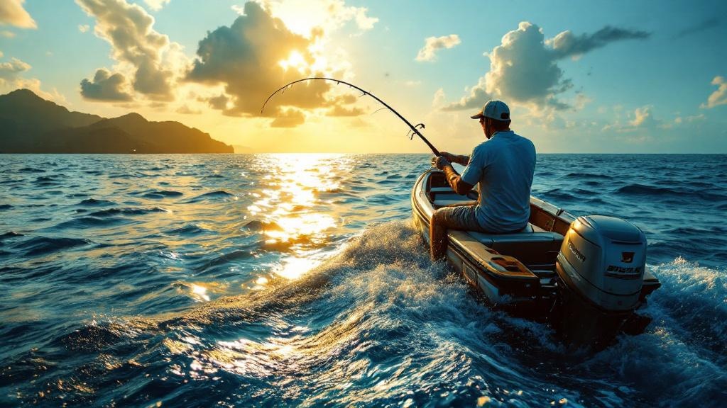 Game Fishing Expedition in Deep Waters