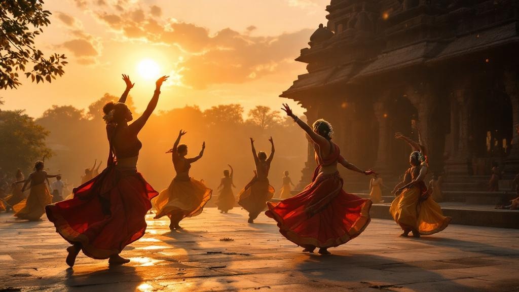 Khajuraho Temple Sunrise Classical Dance Performance