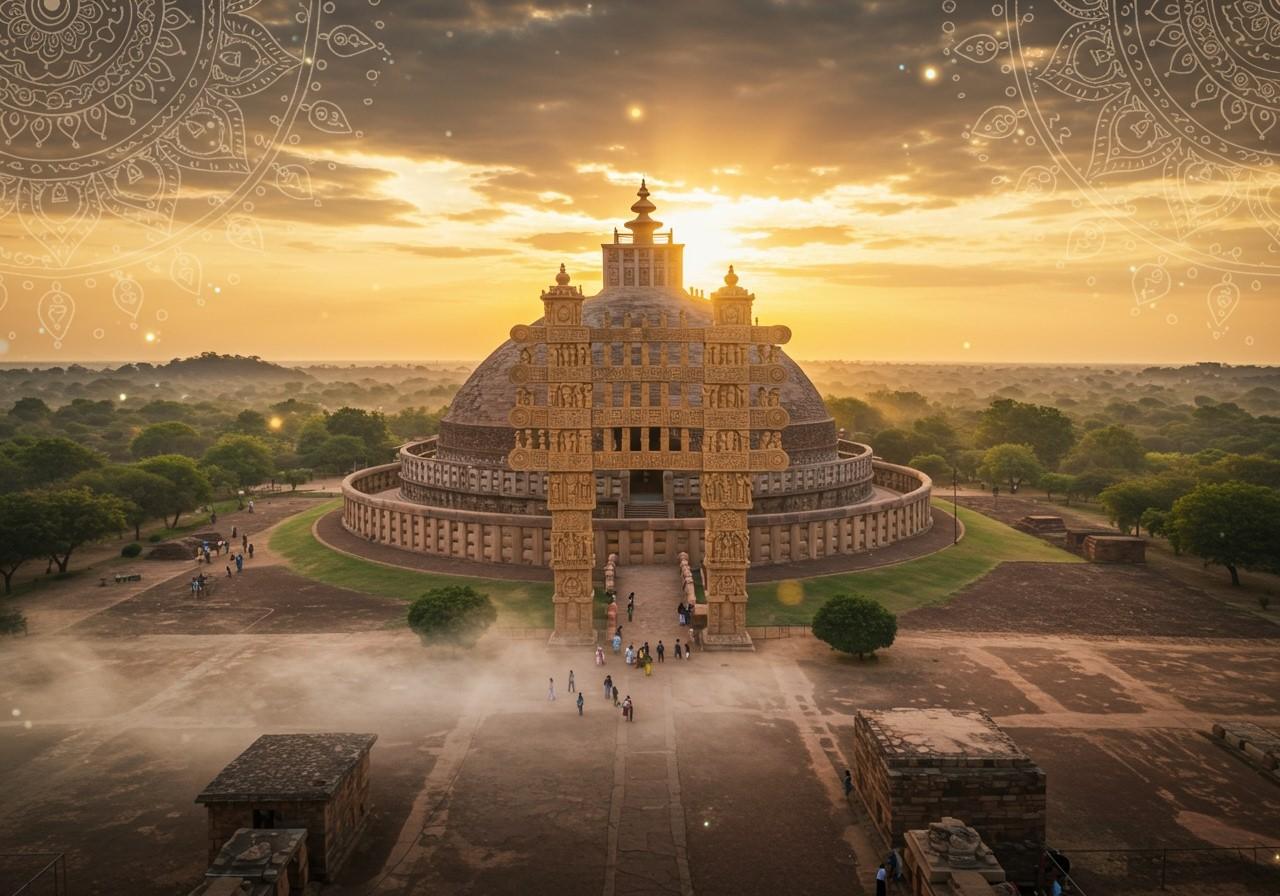 Sanchi Stupa Sunrise Meditation Retreat