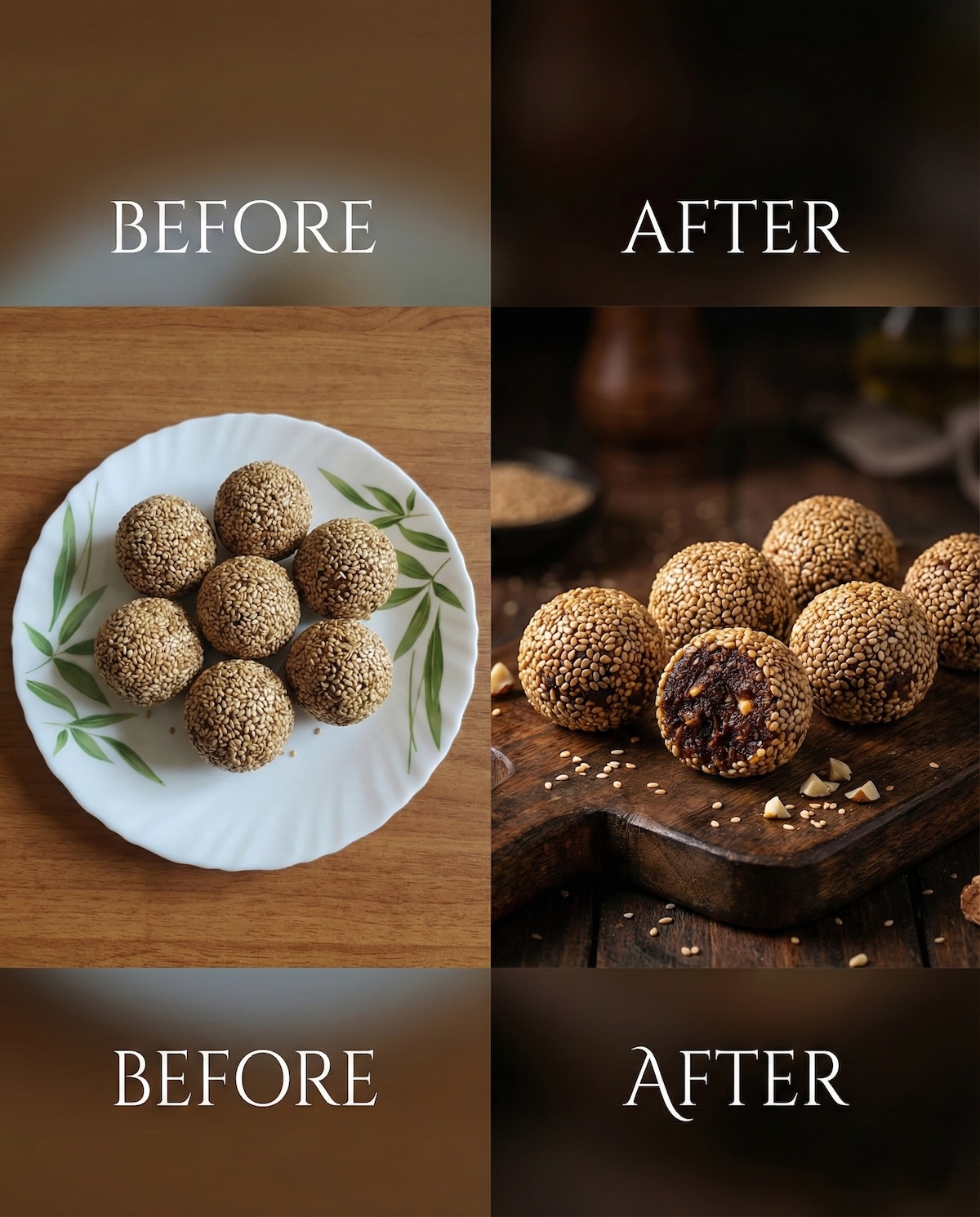 AI image enhancement example