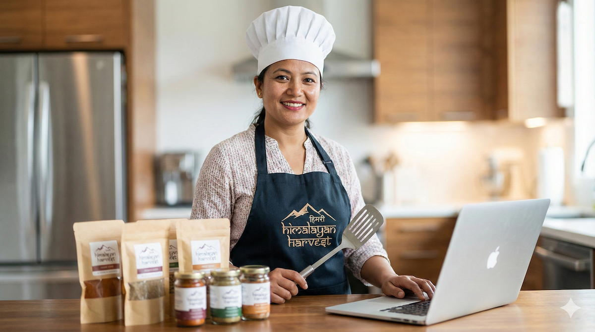 A woman holding a handcrafted bowl.
