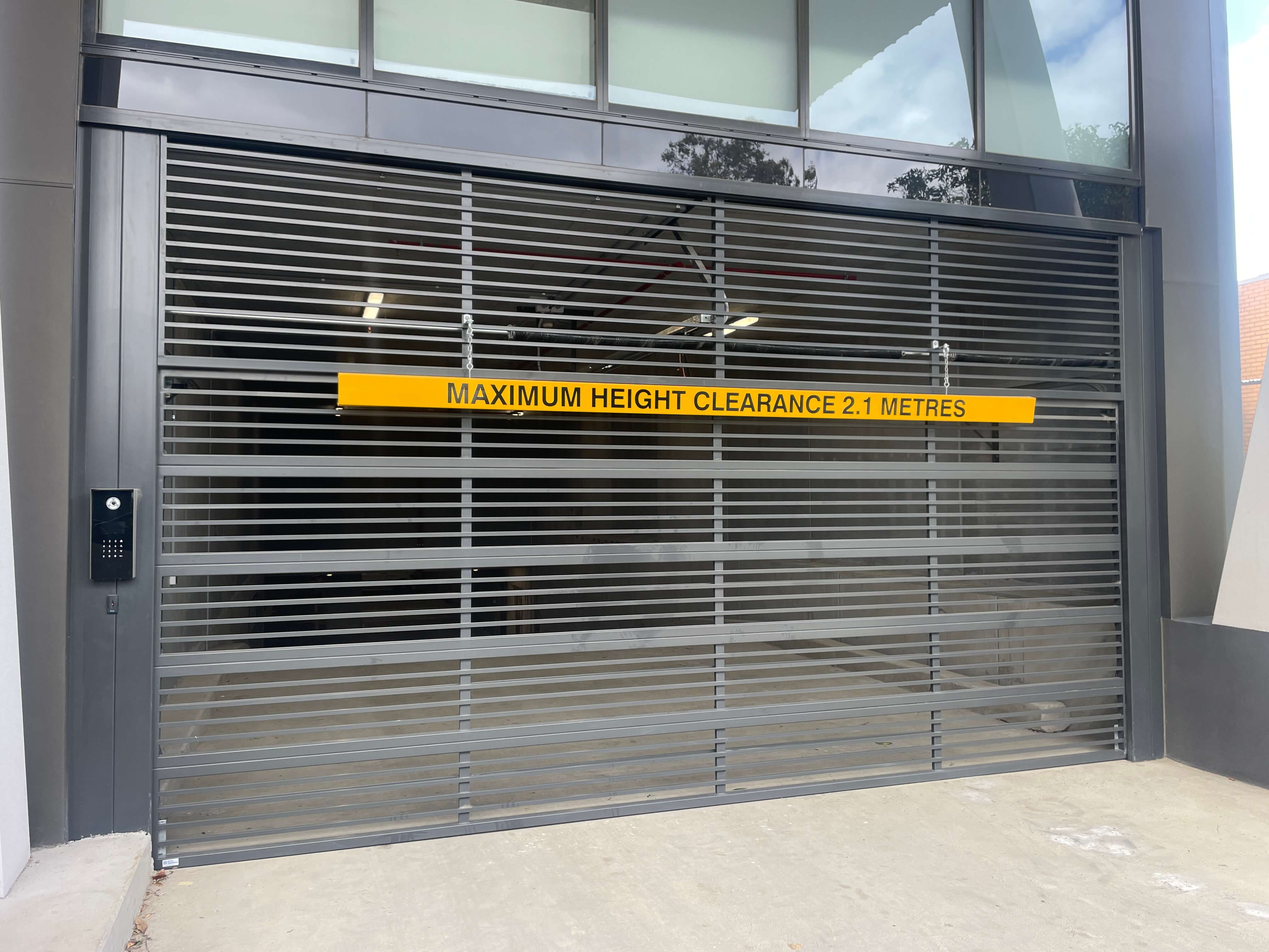 Bar Grille Sectional Doors