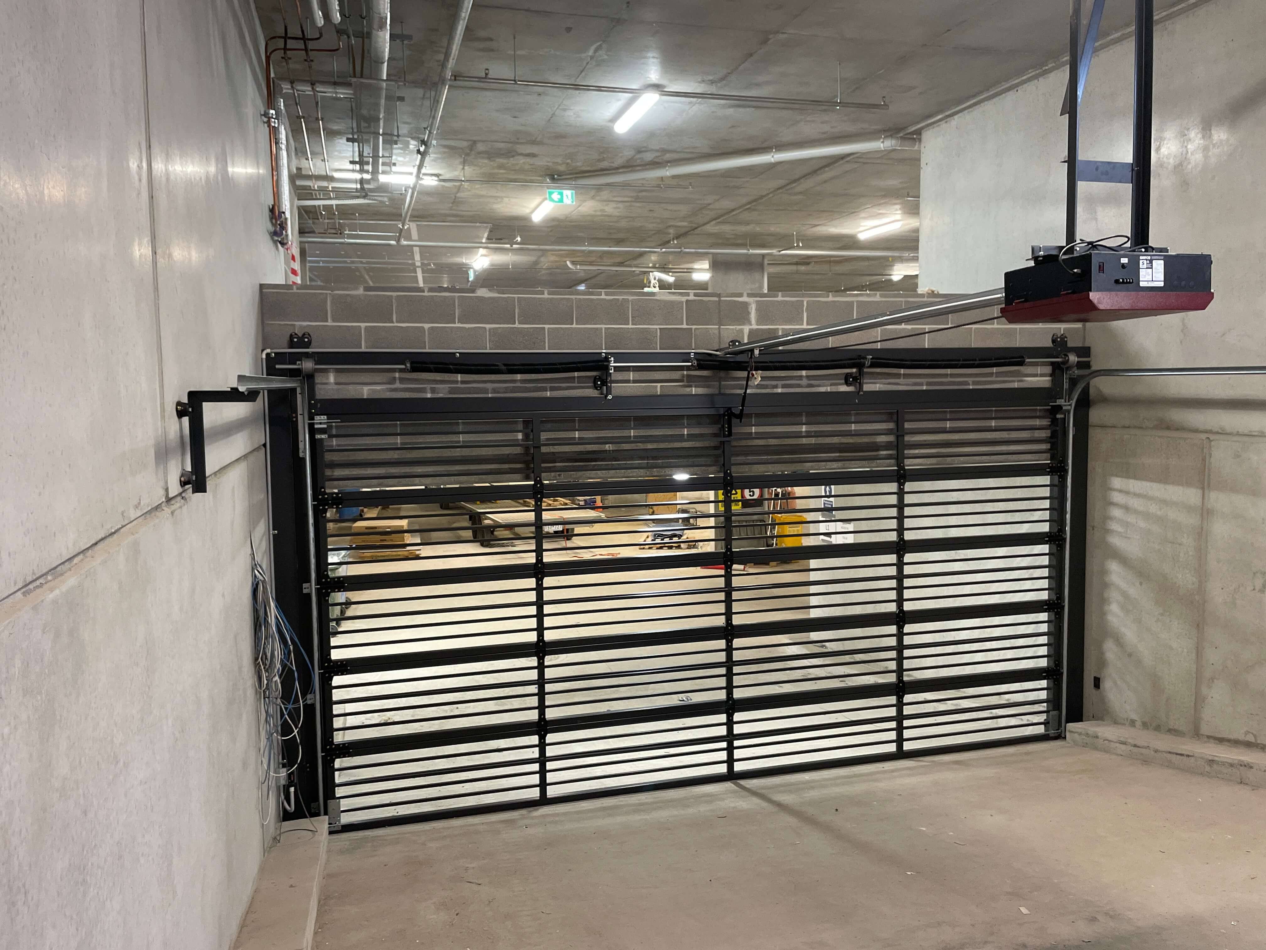 Horizontal Bar Grille with Vibration Mounts.