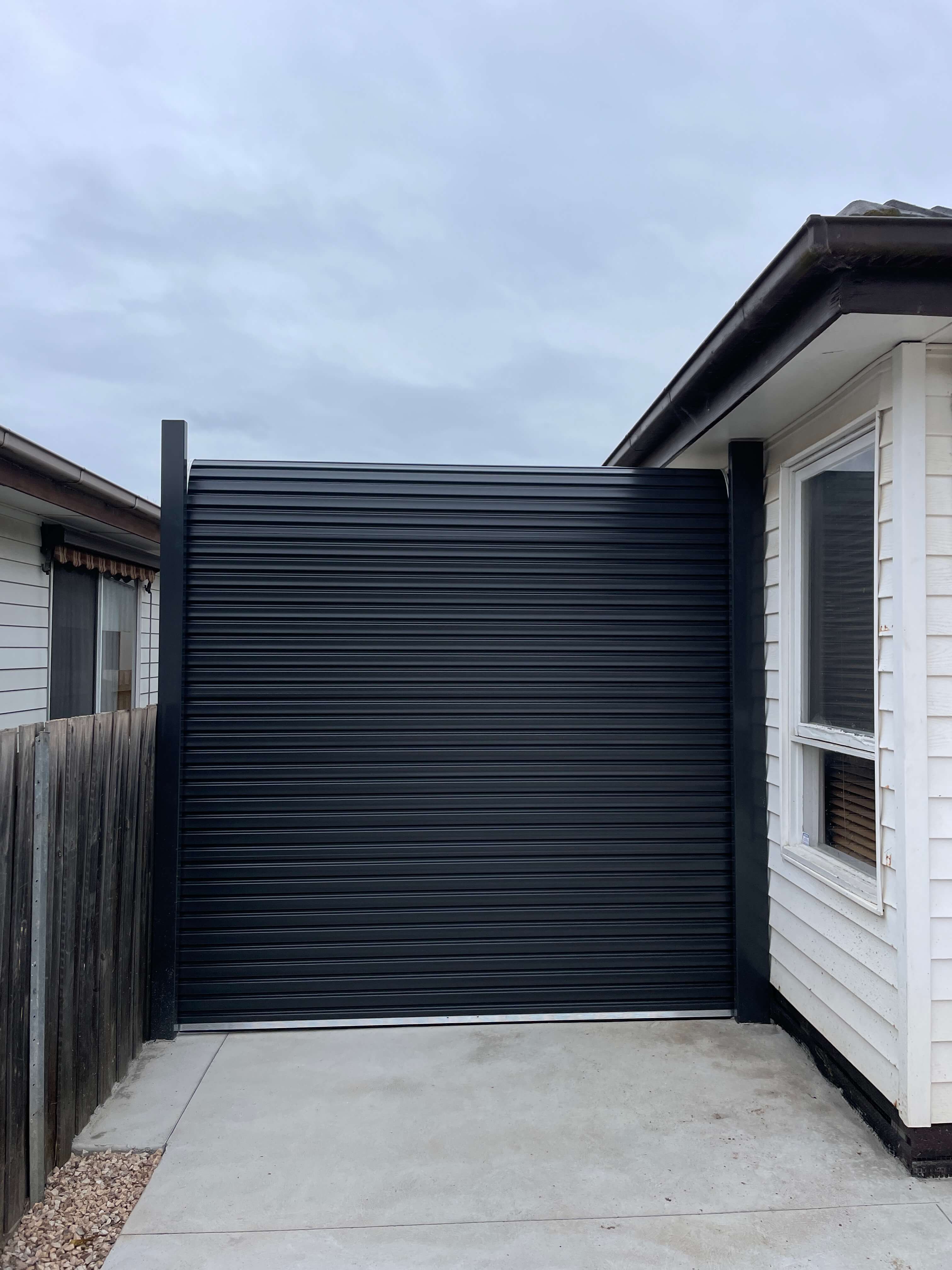 Freestanding Monument Roller Door.