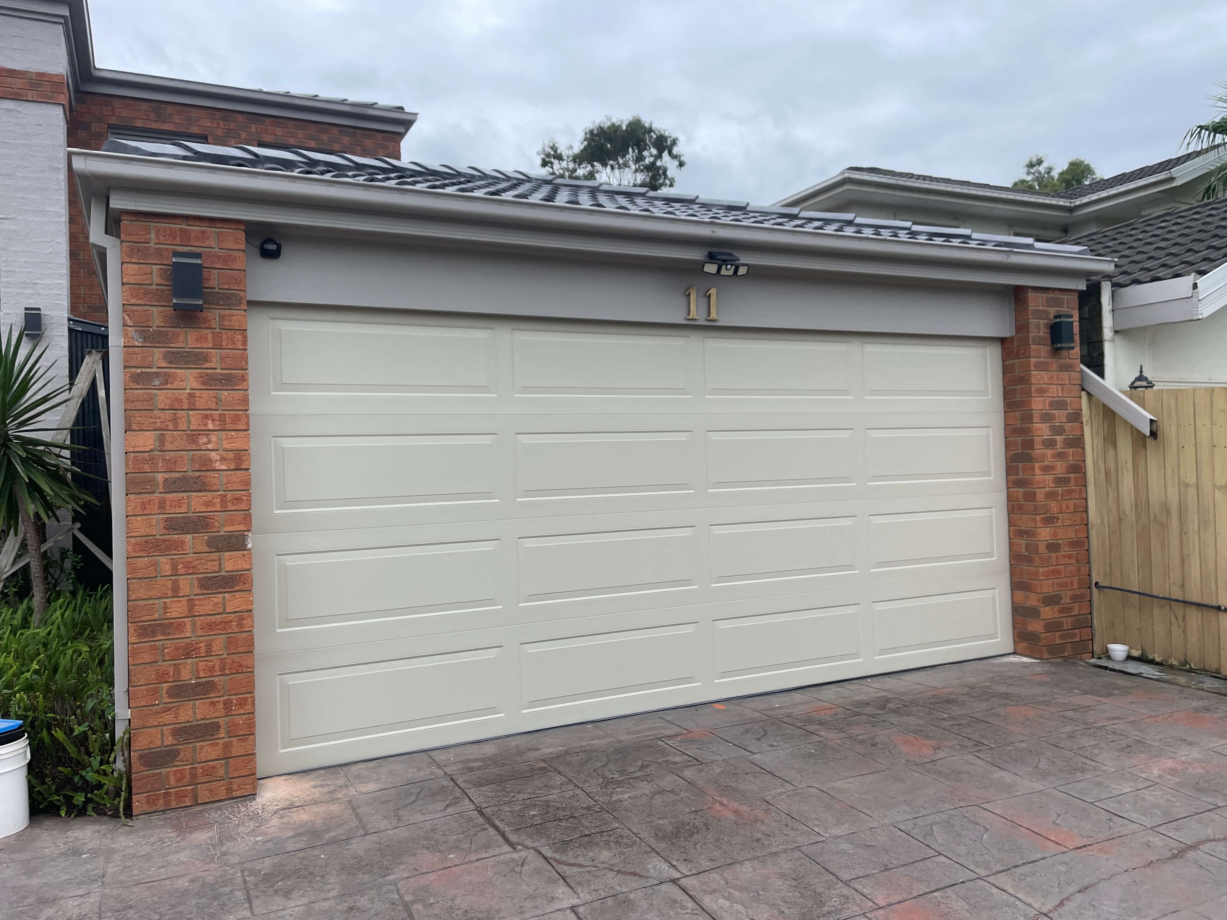 Hampton Evening Haze Sectional Door project.