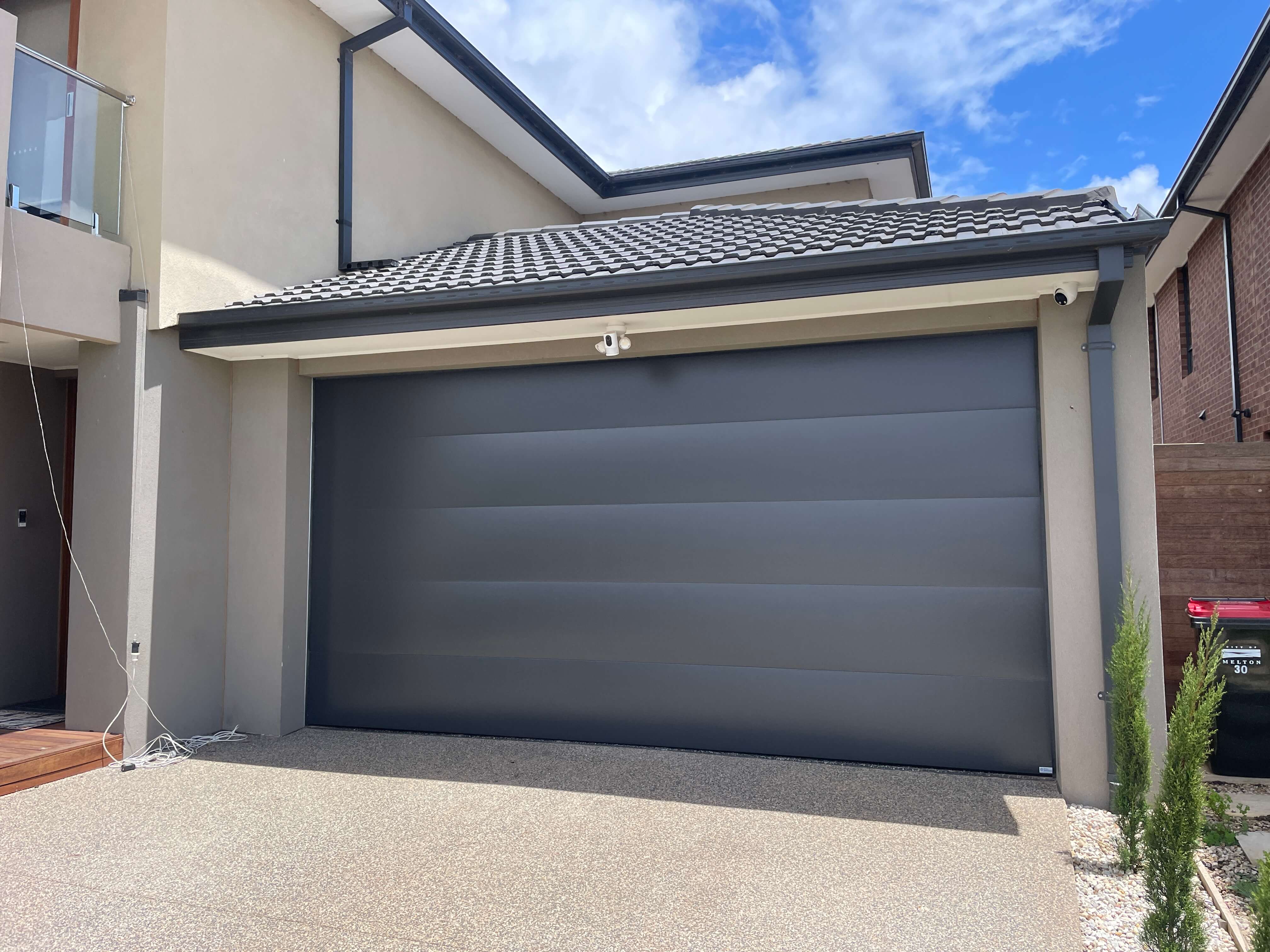 Madison Monument Sectional Door.