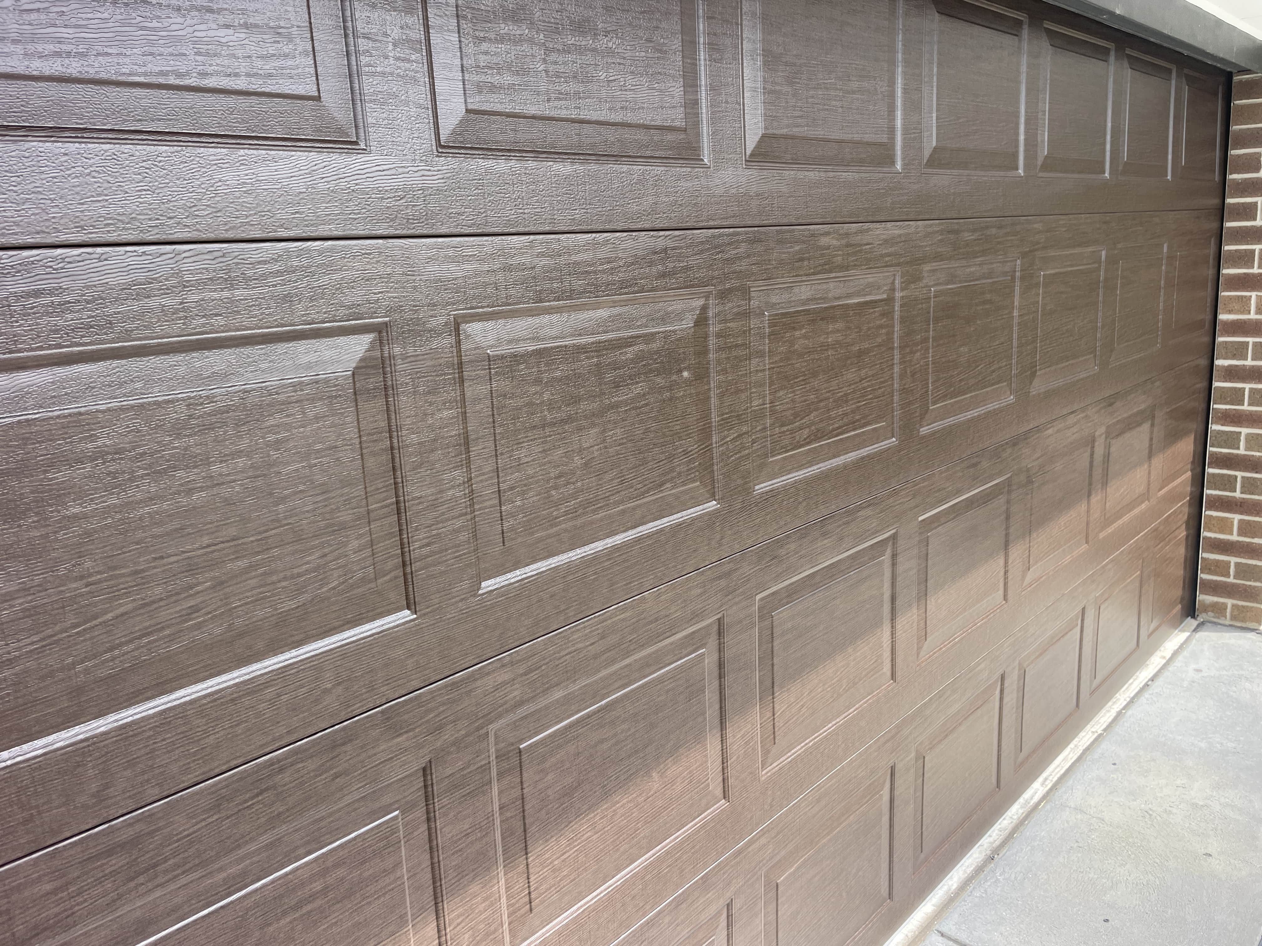Walnut Oxford Sectional Door project.