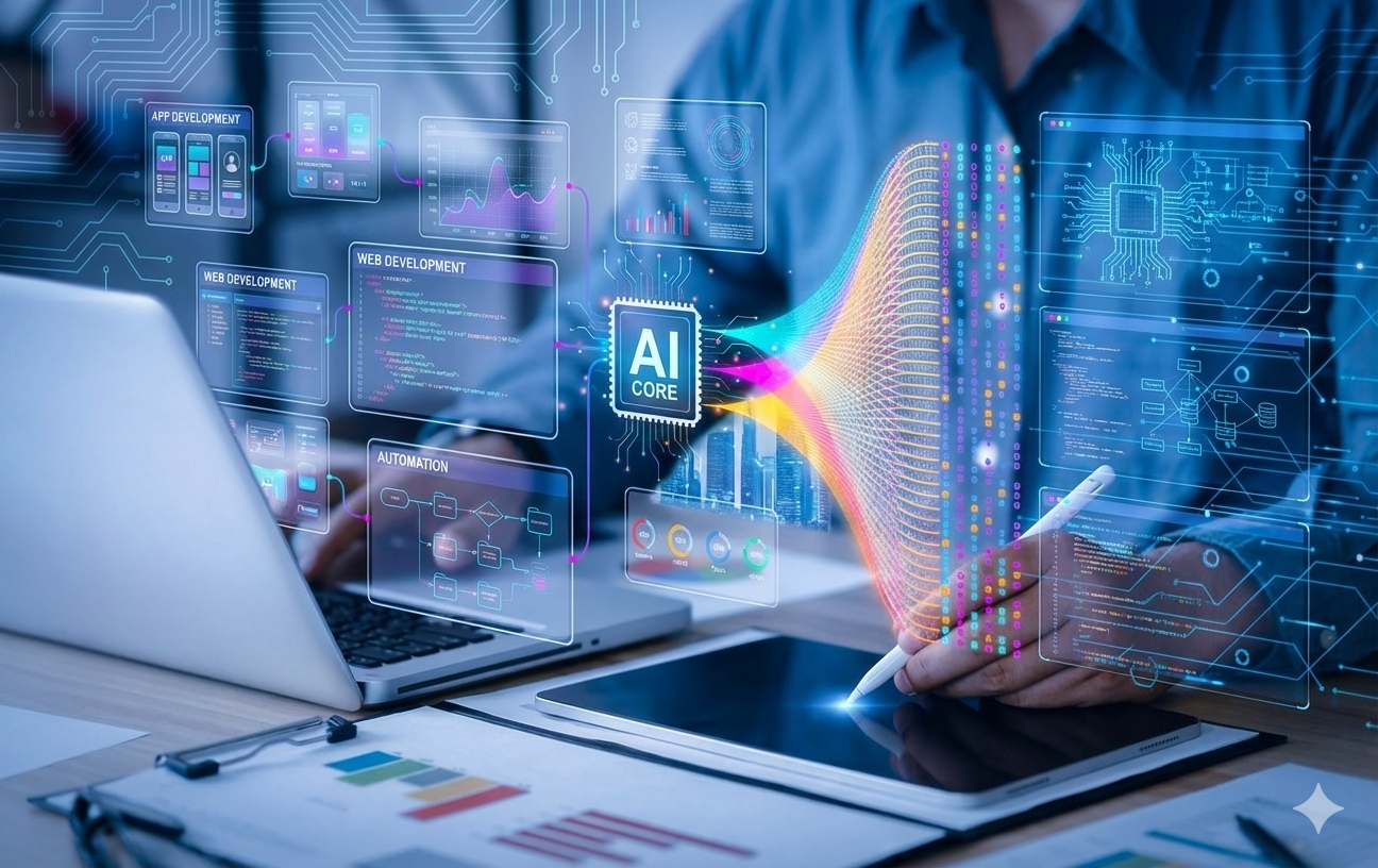 A modern office space representing Automate Rise