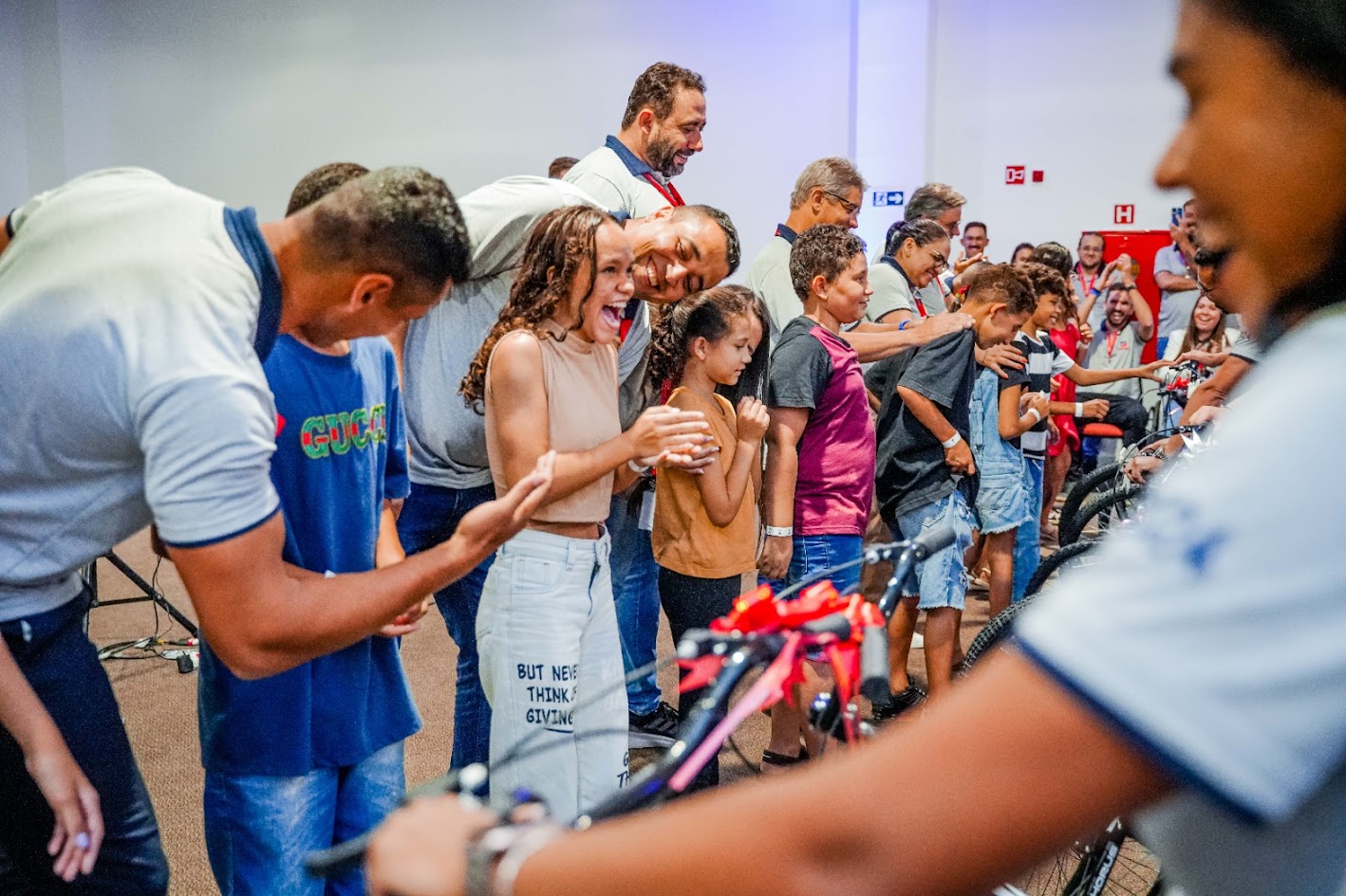 Momento do processamento e doação