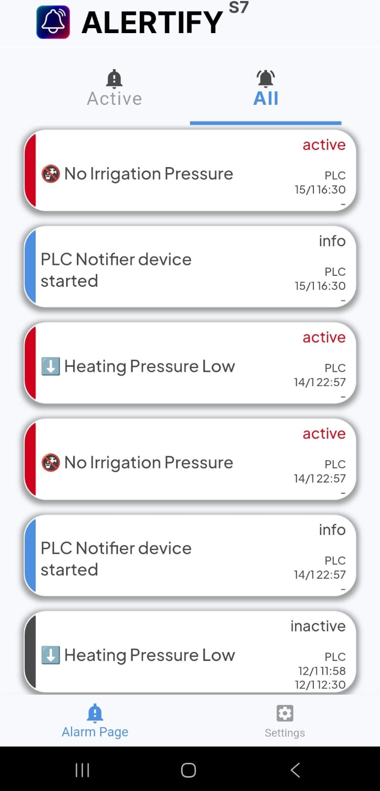 Android & iOS Application screenshot 1