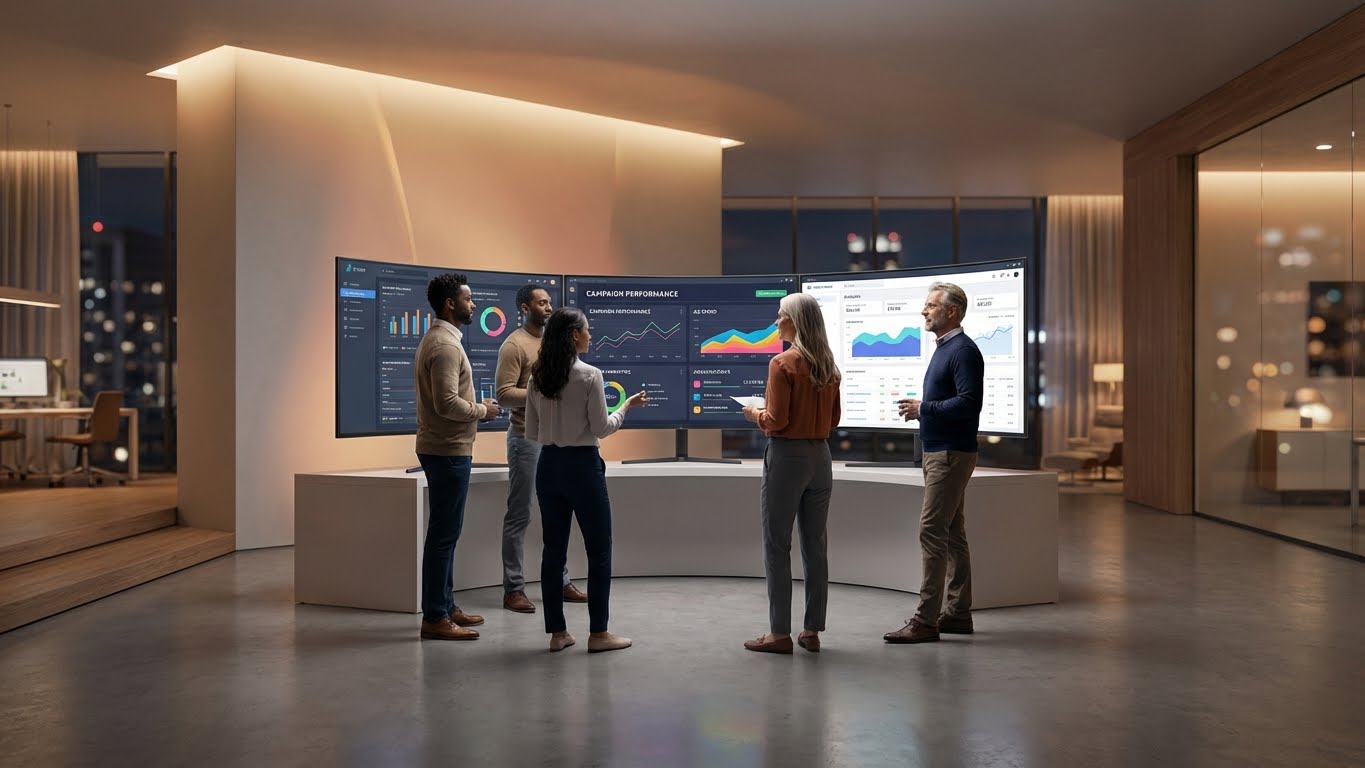 Modern digital screen network