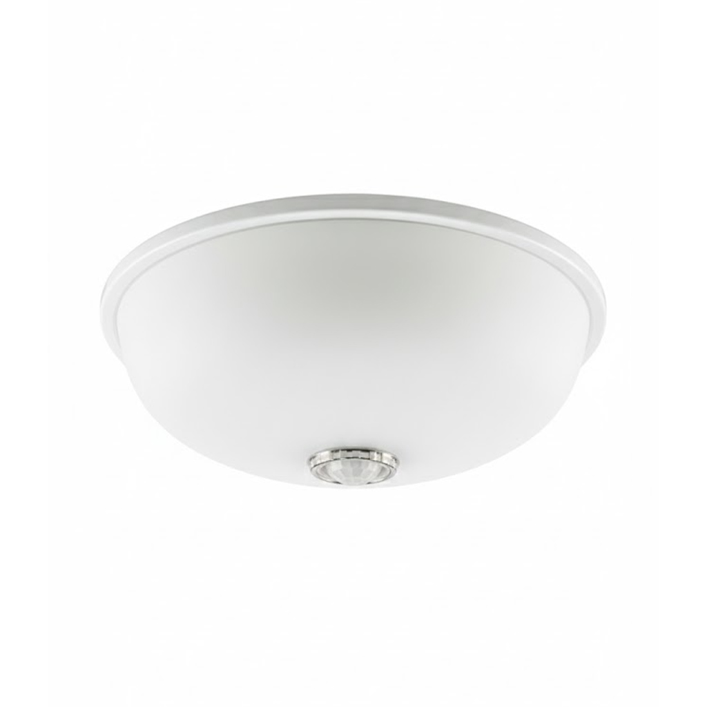 Plafon con sensor de movimiento 2 luces E27