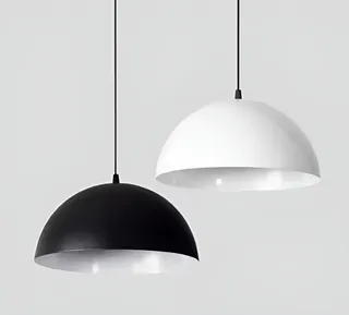 Pantalla sola Semi Esfera 40 cm chapa