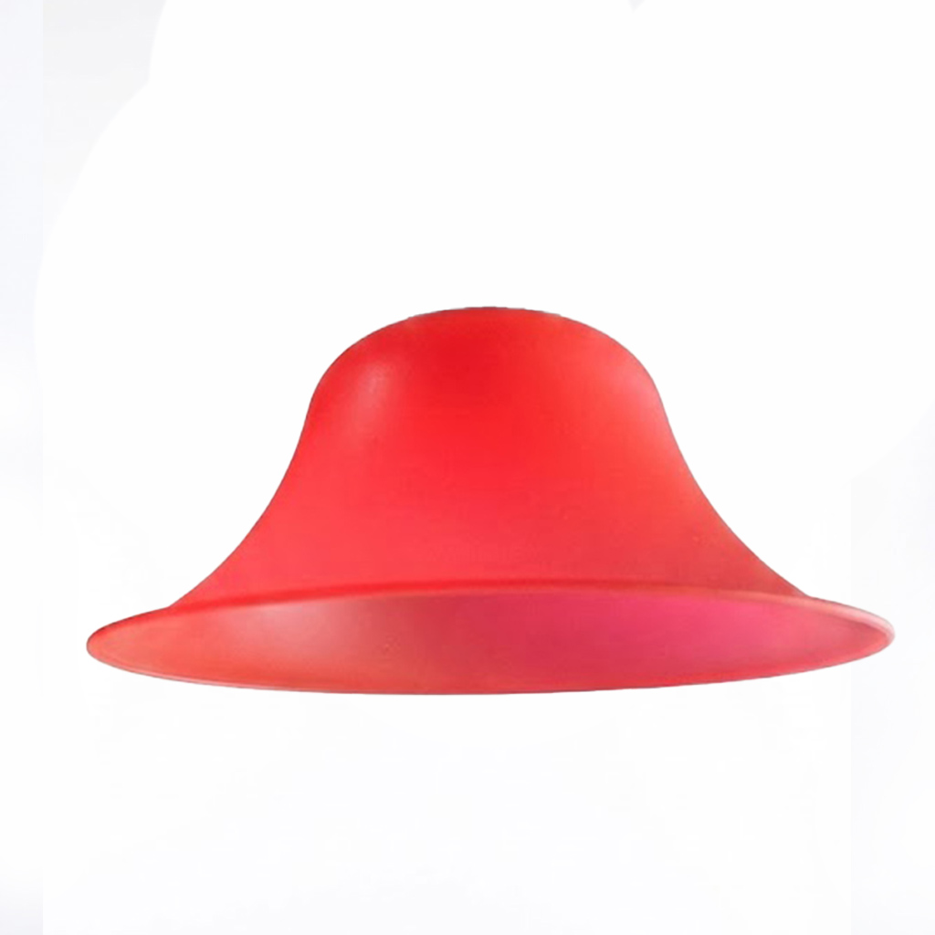 Pantalla sola PVC Roja 25 cm