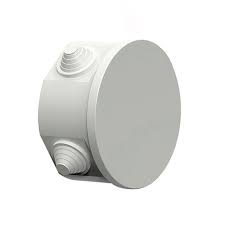 Caja redonda de alplicar gris