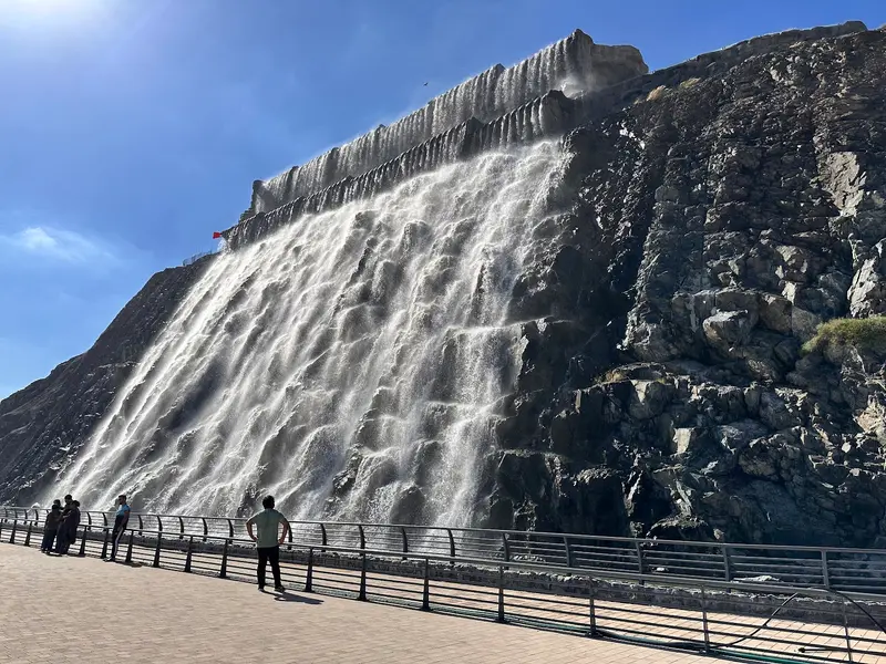 Khor Fakkan Waterfall and Amphitheater