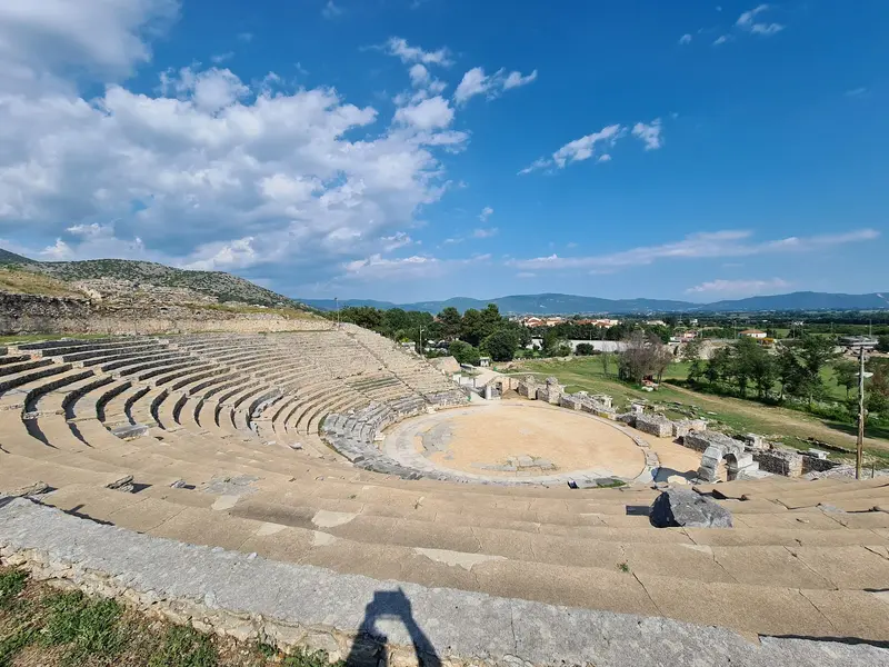 Antikes Theater von Aigai