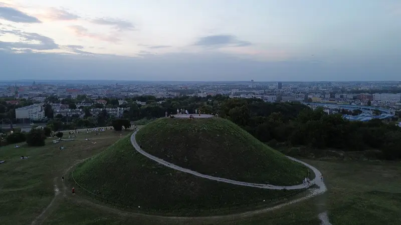 Krakushügel (Kopiec Krakusa) in Podgórze