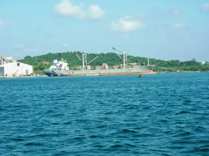 Natural harbor of Trincomalee