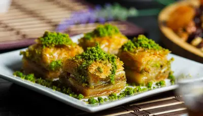 Süßwaren und Baklava