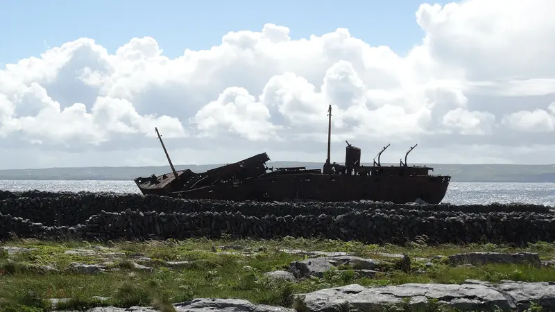 Wreck of the Plassey (Inis Oírr)