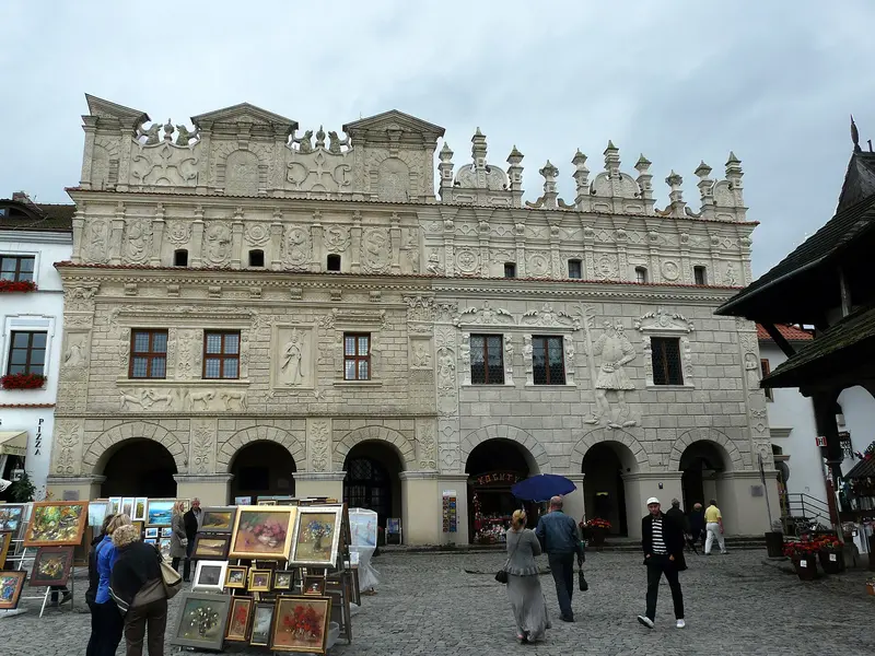 Marktplatz und Przybyła-Häuser