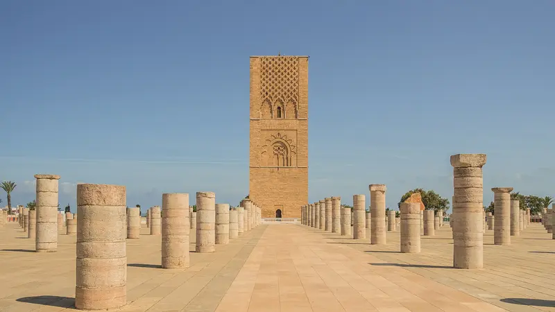 Mausoleum Mohammed V. & Hassan-Turm