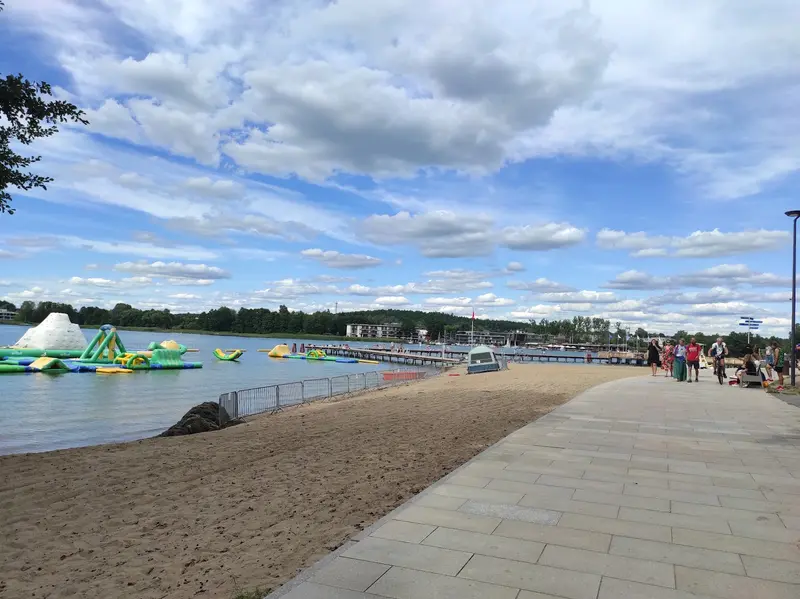 Stadtstrand am Ukiel-See
