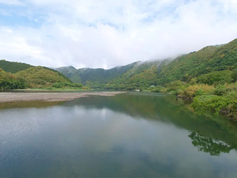 Shimanto River and Sink Bridges