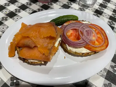 Bagel mit Lox