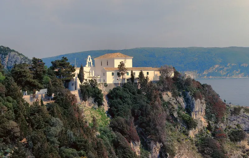Paleokastritsa and the Monastery of Panagia