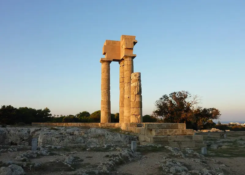 Akropolis von Rhodos auf dem Monte Smith