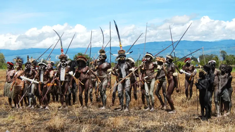 Festivalgelände Baliem Valley Festival
