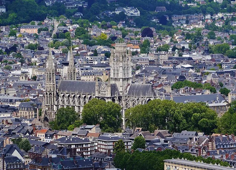 Rouen Panorama De La Côte Sainte Catherine