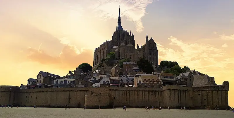 Mont Saint-Michel sunset