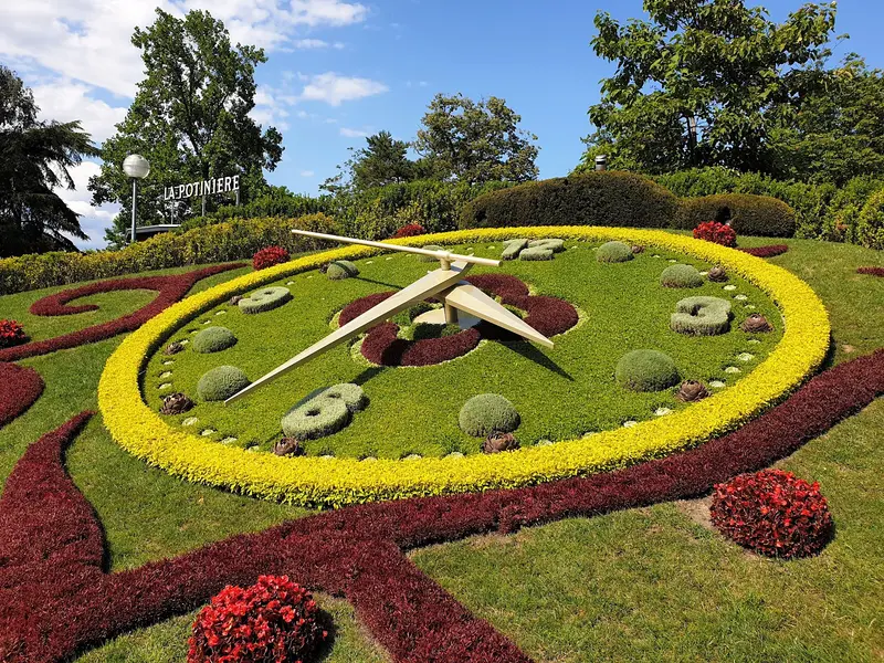 Horloge Fleurie