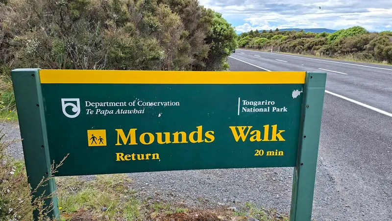 Mounds walk at Tongariro National Park