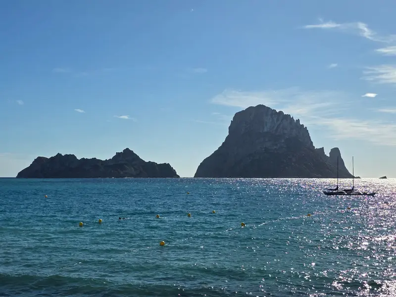 Cala d'Hort und Es Vedrà