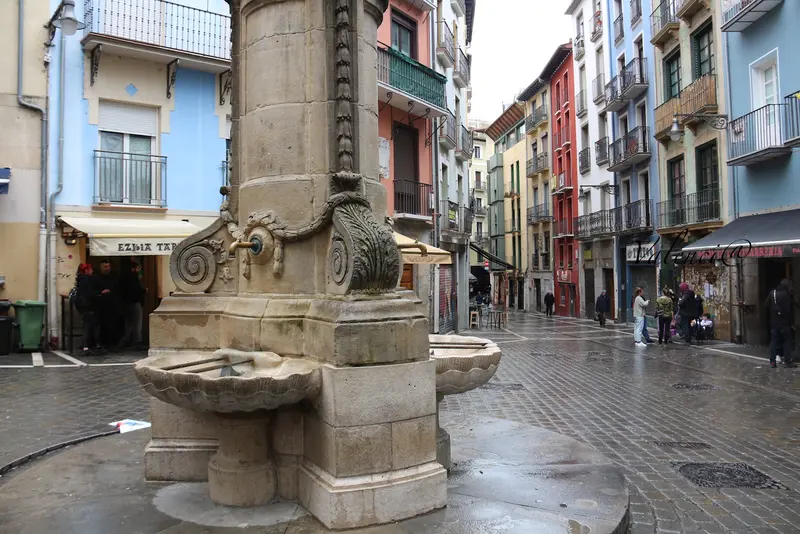 Calle Estafeta and Encierro route