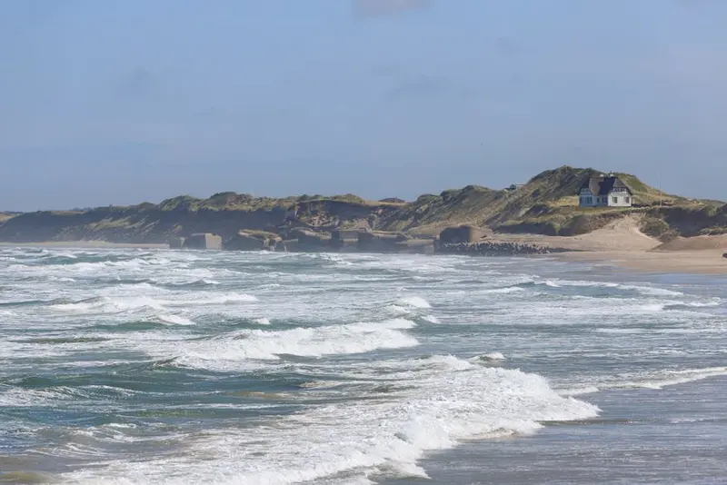Løkken Strand und die Bunker