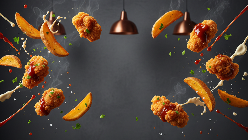 Varios ingredientes frescos de comida mexicana como chiles, tomates, aguacates y limas esparcidos sobre una superficie rústica de madera.